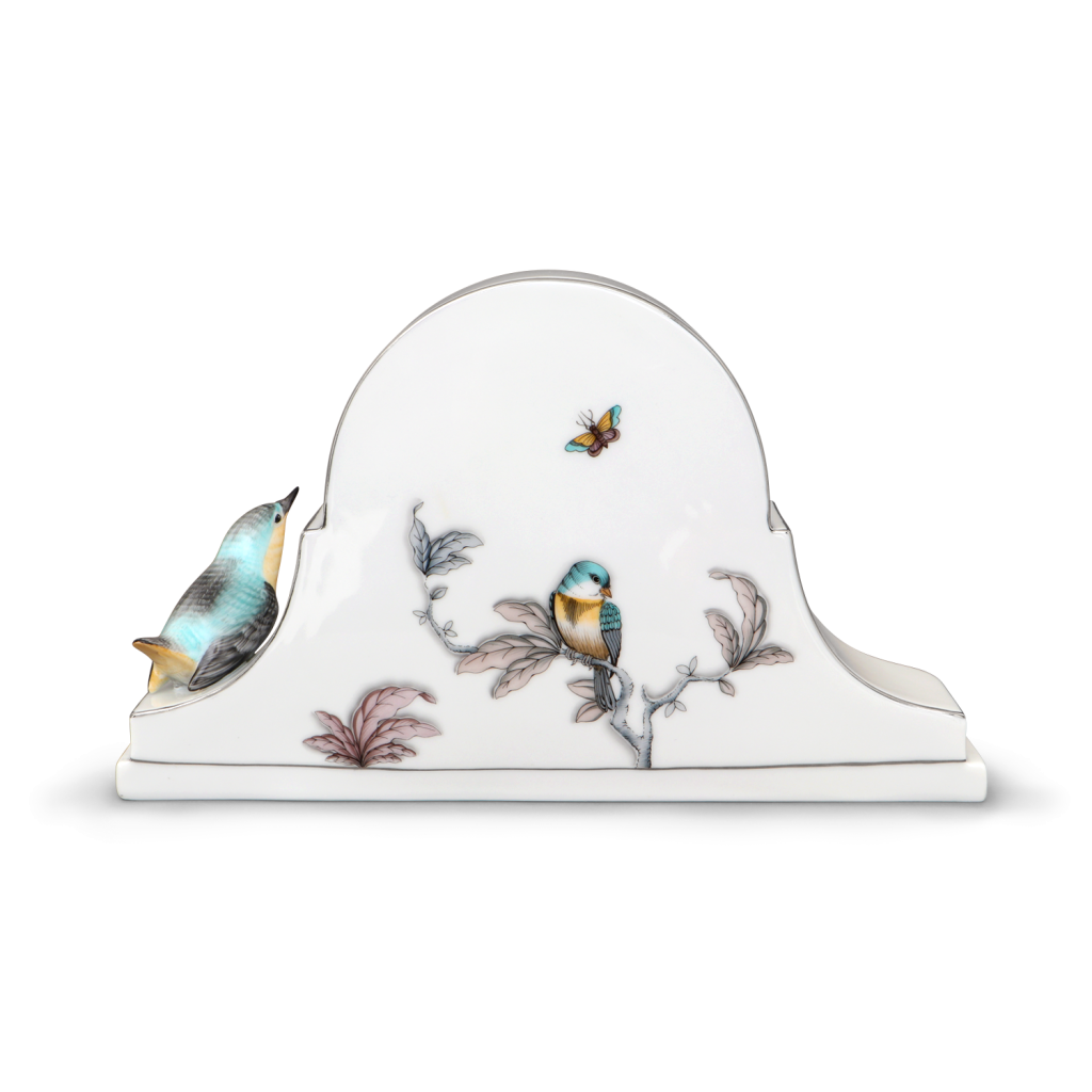 Clock-stand with bird